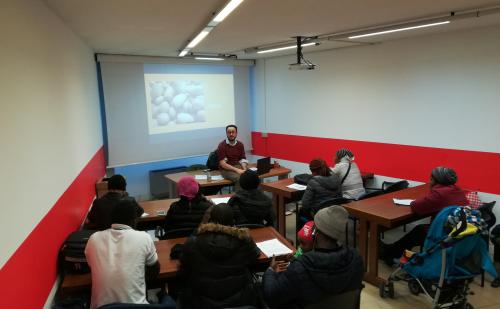 Andrea Ciribuco teaching at TAMAT