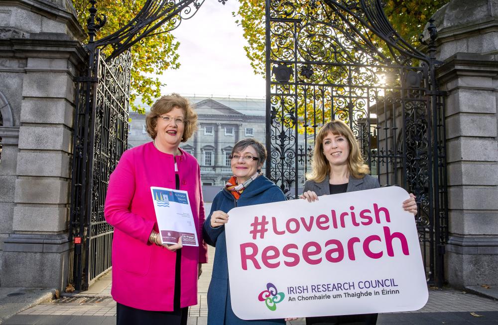 Pictured at the Irish Research Council’s Oireachtas ‘shadowing’ scheme were Limerick-based Senator, Maria Byrne; University of Limerick researcher and Associate Professor, Dr Maura Adshead; and Dr Eavan O’Brien, Assistant Director of the Irish Research Council.