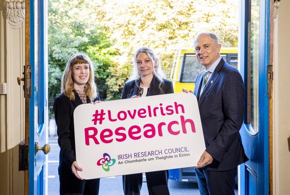 (left to right): Dr Eavan O'Brien, Dr Sindy Joyce, David Stanton TD. Photo credit: Marc O'Sullivan