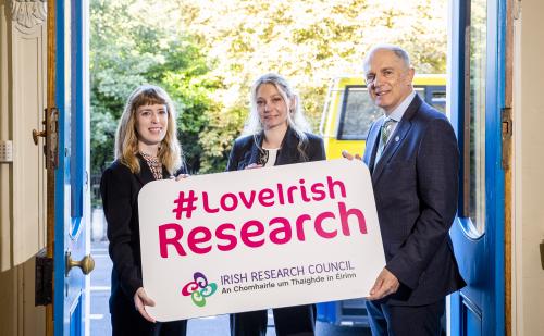 (left to right): Dr Eavan O'Brien, Dr Sindy Joyce, David Stanton TD. Photo credit: Marc O'Sullivan
