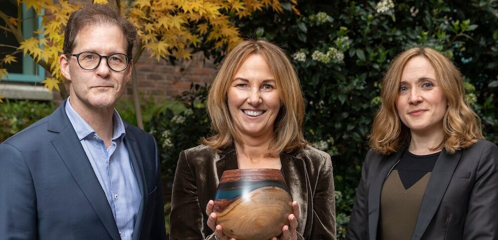 Left to right: Daniel Carey, Judith Harford, Louise Callinan