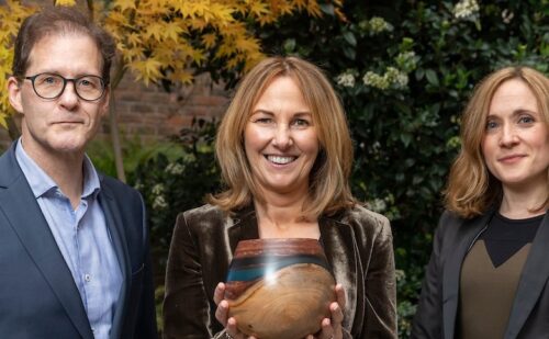Left to right: Daniel Carey, Judith Harford, Louise Callinan