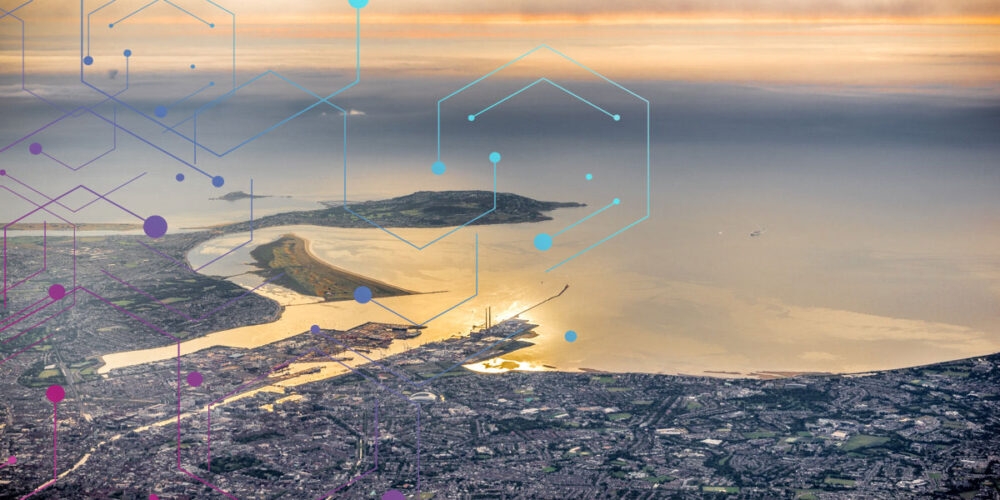 Aerial image of Dublin City