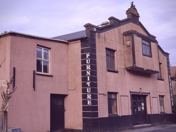 The site of the former Lyric cinema in Swinford in 2019
