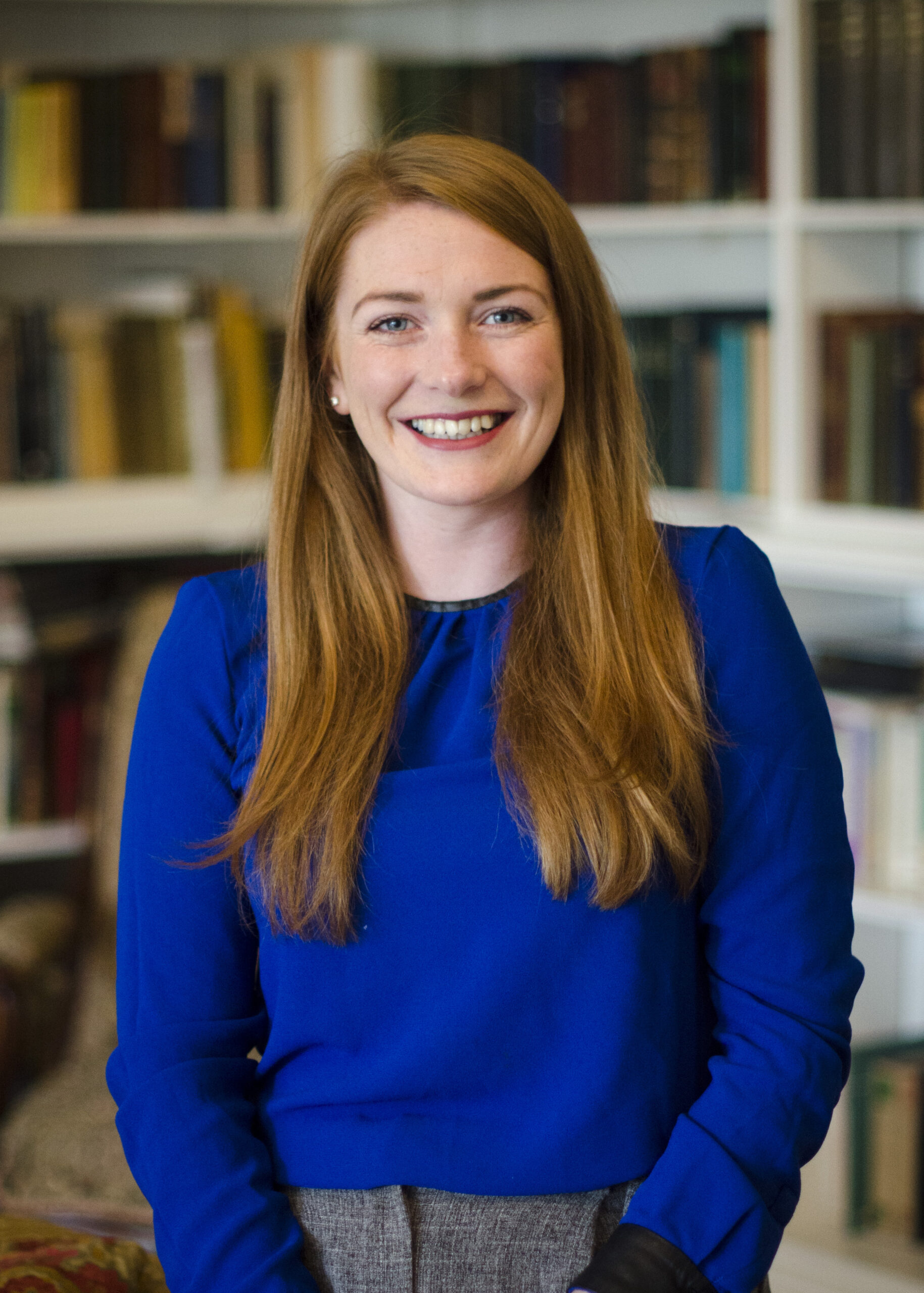 Dr Mairéad Foody, headshot, taken in an office setting