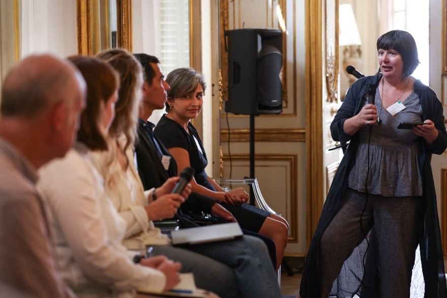 Dr Grainne Walshe at the Irish Embassy in Paris
