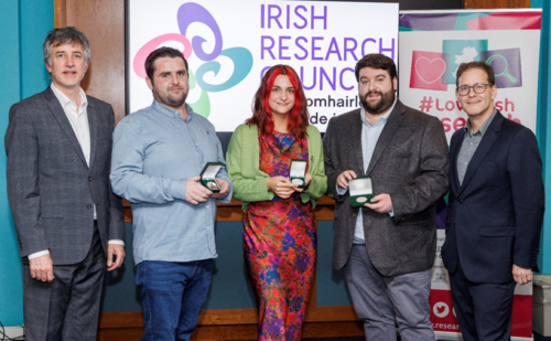 Left to right: Peter Brown, Aaron Maloney, Tara Ciric, Carlos Matellan, Daniel Carey