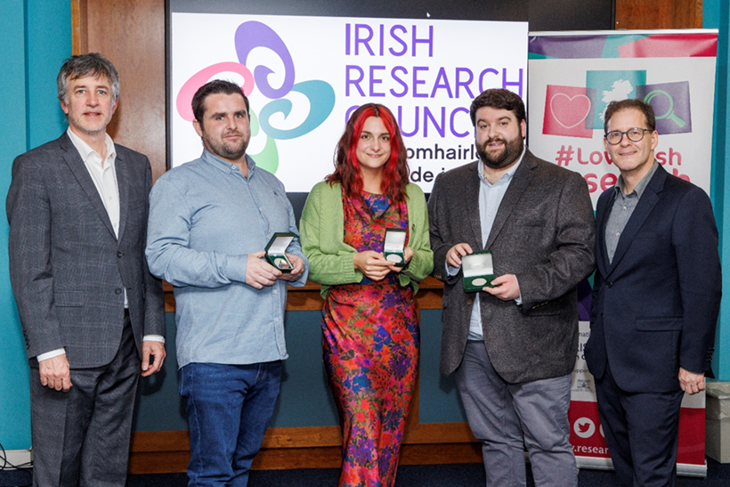 Left to right: Peter Brown, Aaron Maloney, Tara Ciric, Carlos Matellan, Daniel Carey