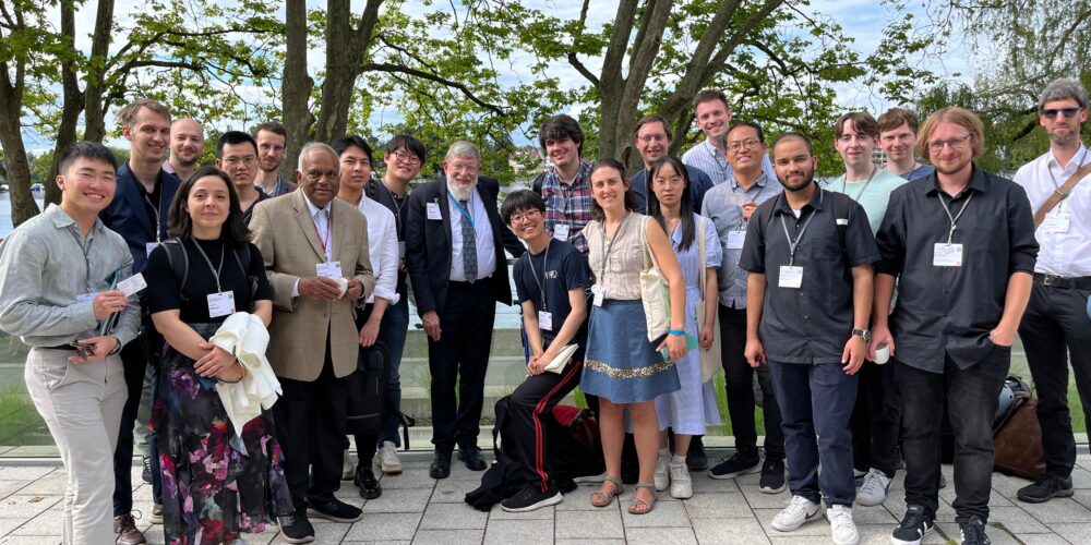 Photo of Nobel Laureate Philip Williams at the Lindau Meeting in 2024